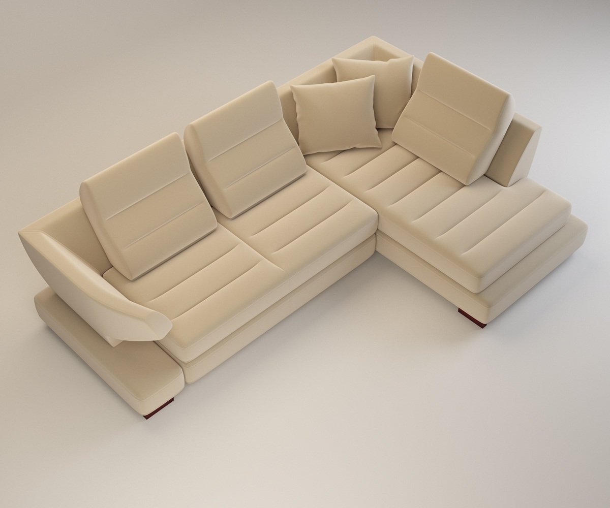 Product Visualization. 3D modeling of furniture.